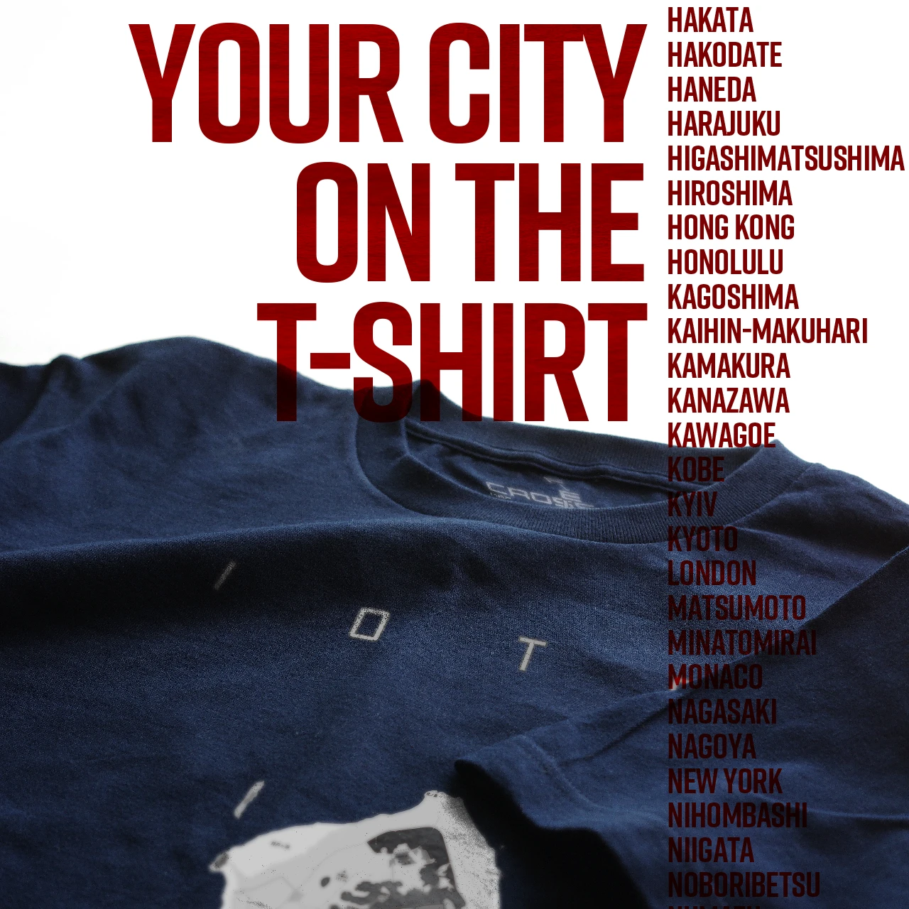 Your City on the T-shirt