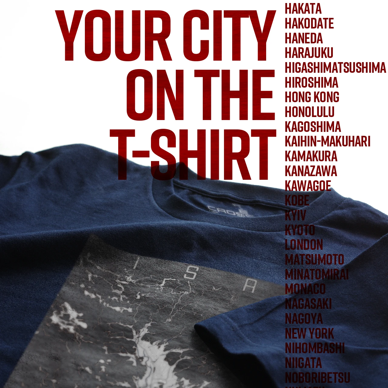 Your City on the T-shirt