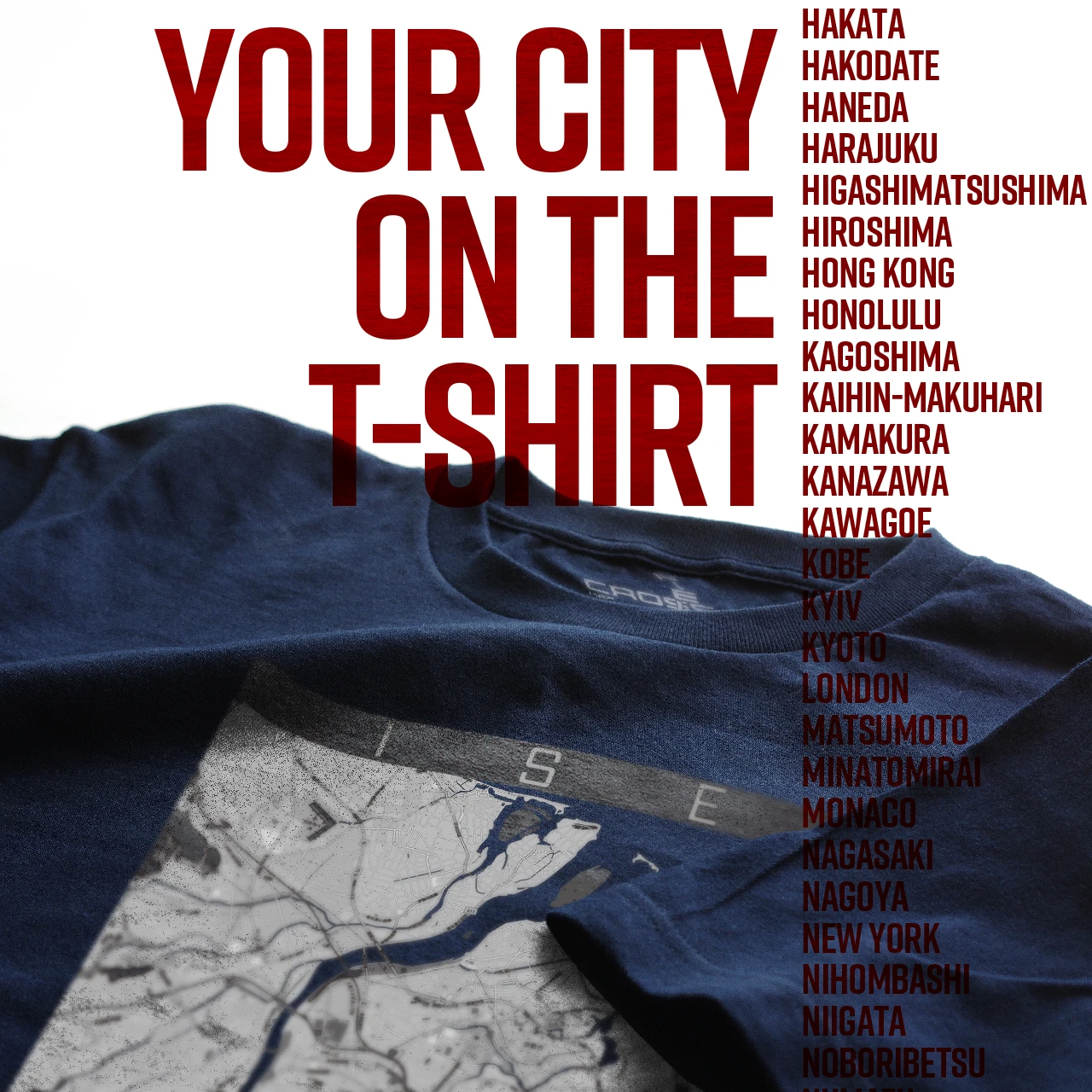 Your City on the T-shirt