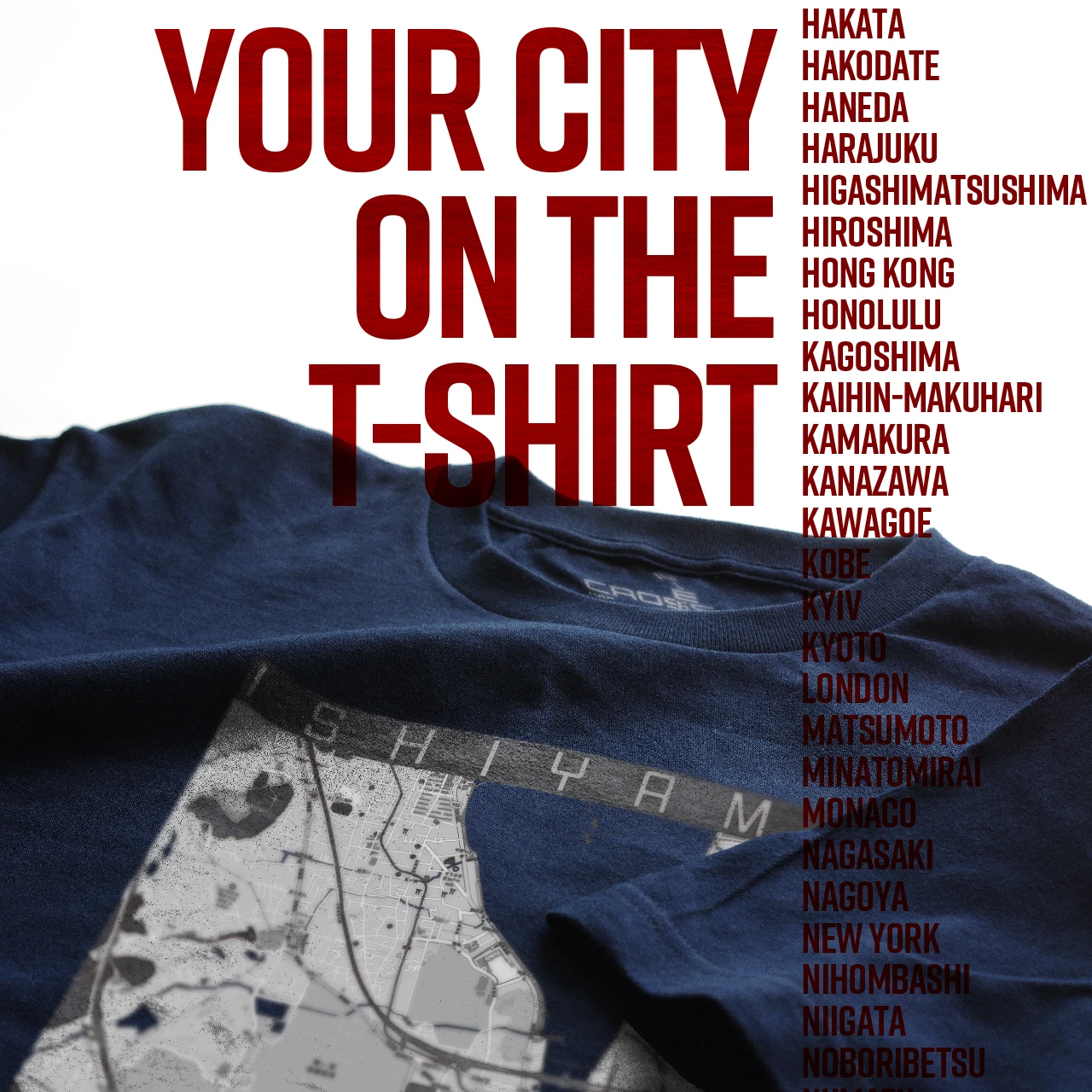 Your City on the T-shirt