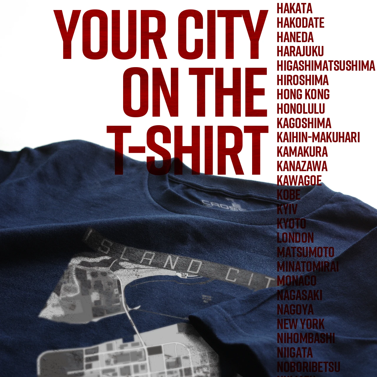 Your City on the T-shirt