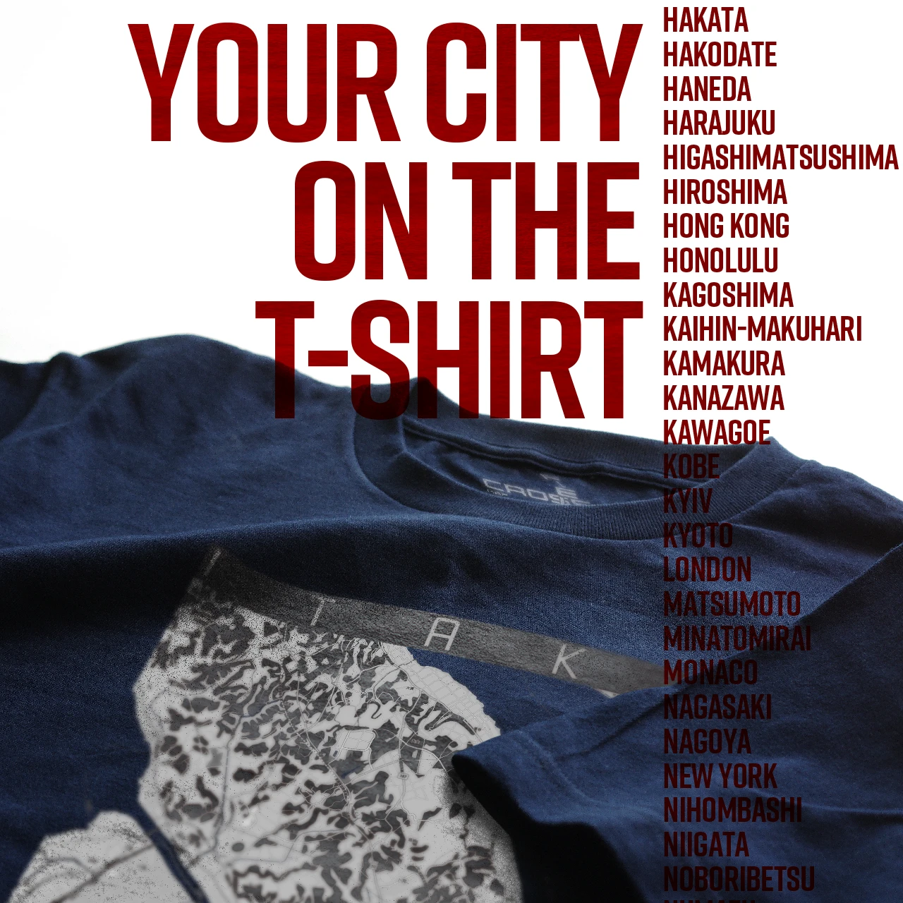 Your City on the T-shirt