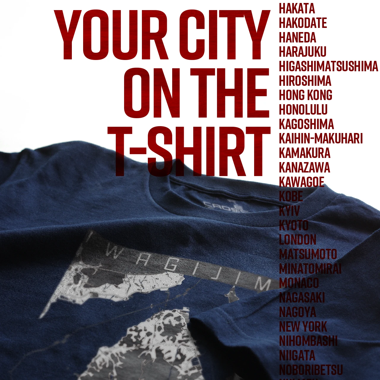 Your City on the T-shirt