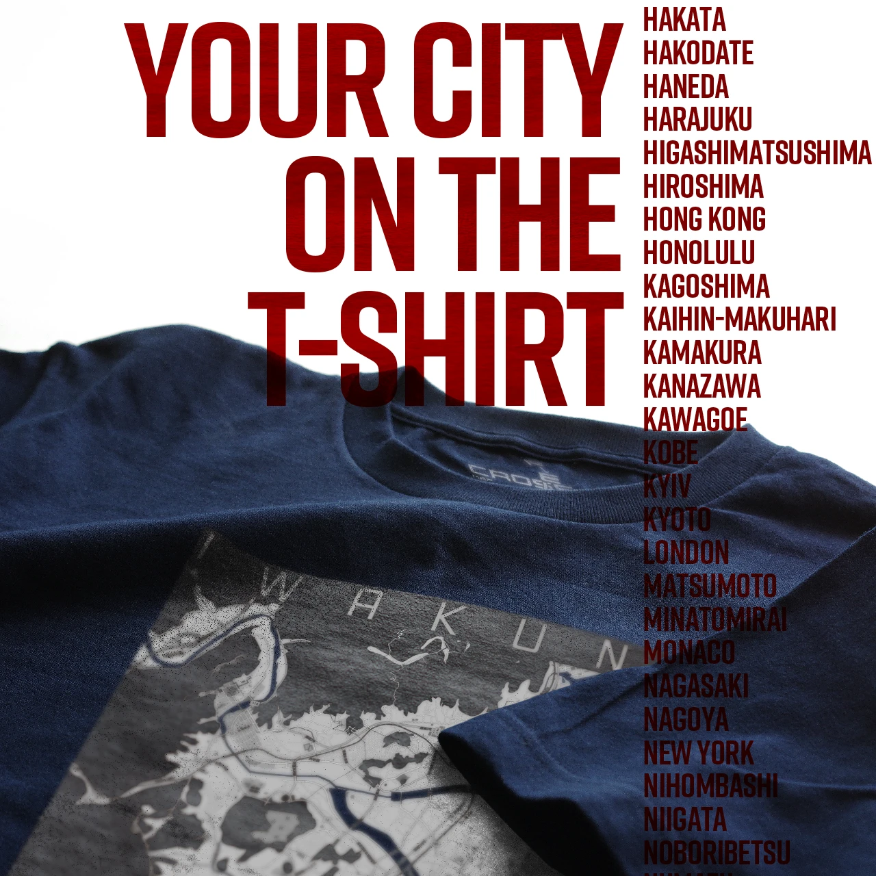 Your City on the T-shirt