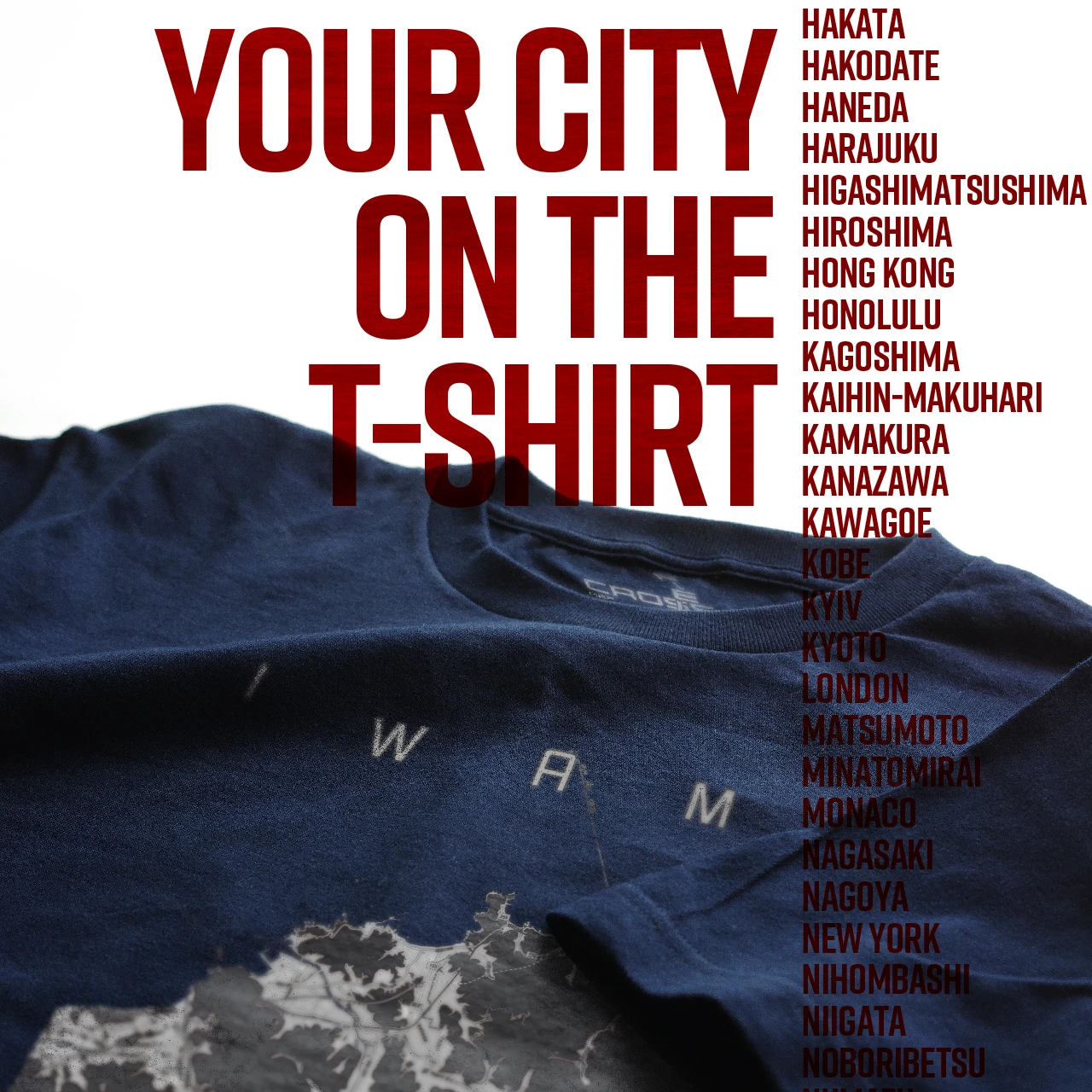 Your City on the T-shirt