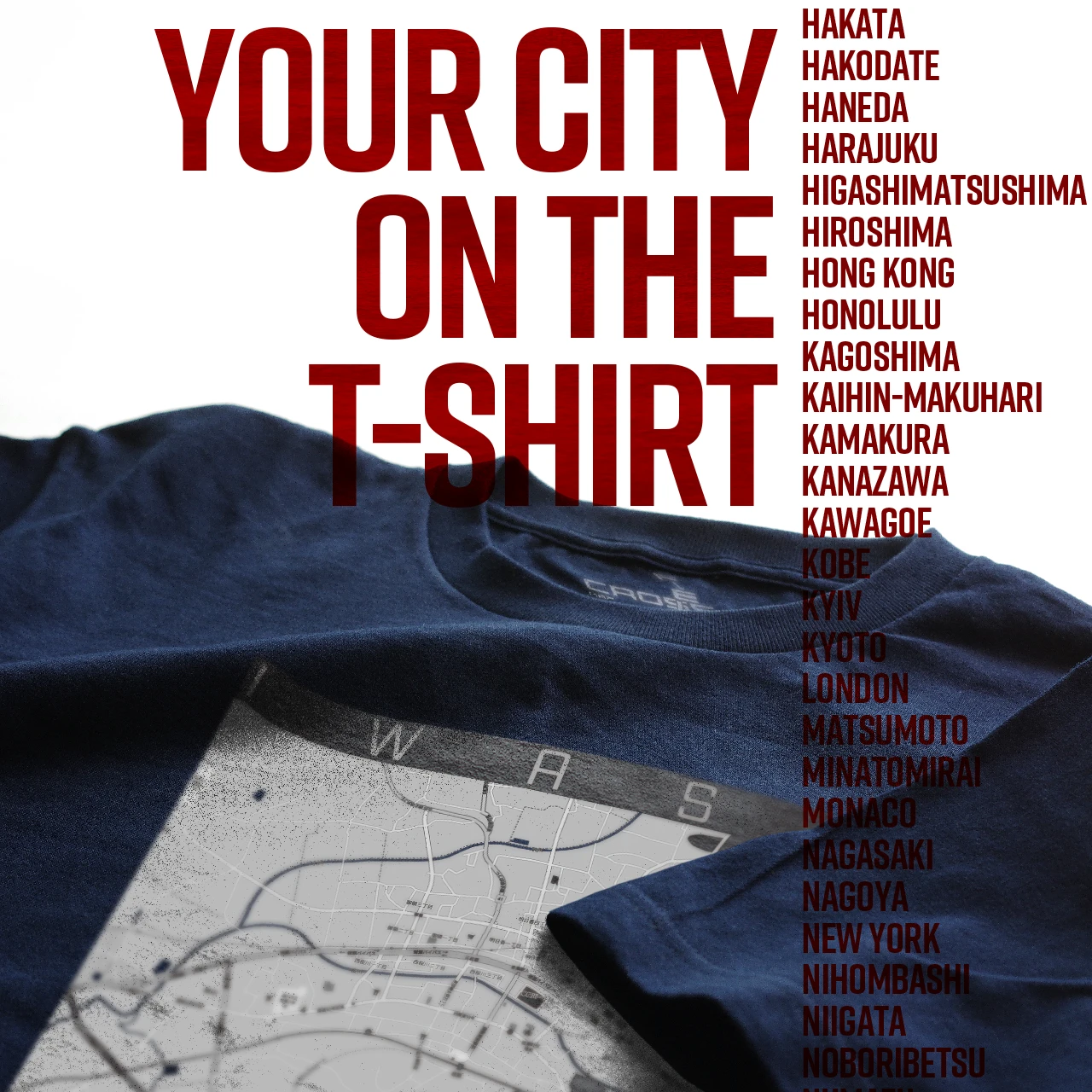 Your City on the T-shirt