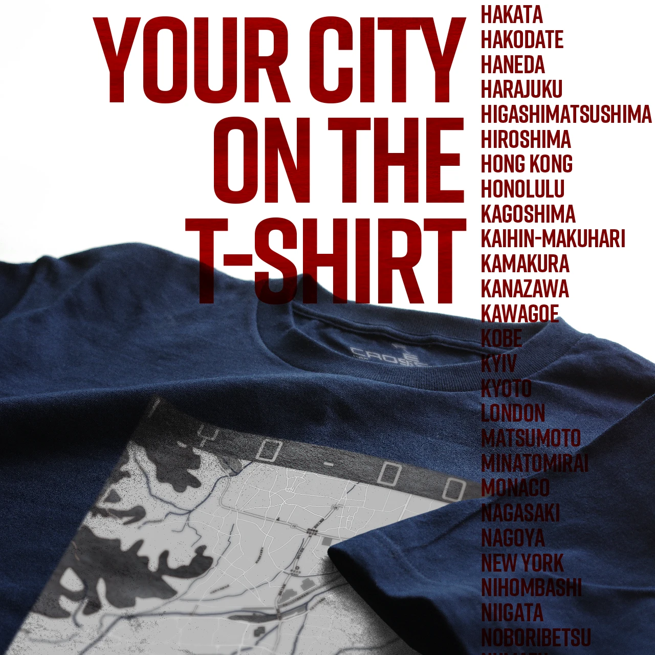 Your City on the T-shirt