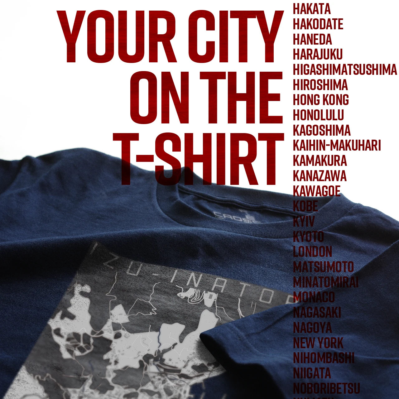 Your City on the T-shirt