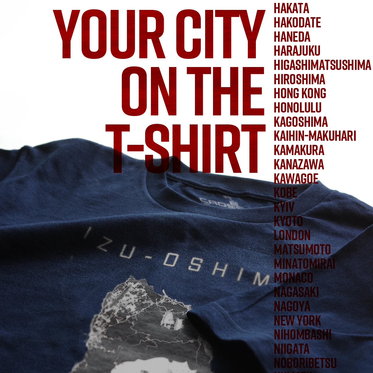 Your City on the T-shirt