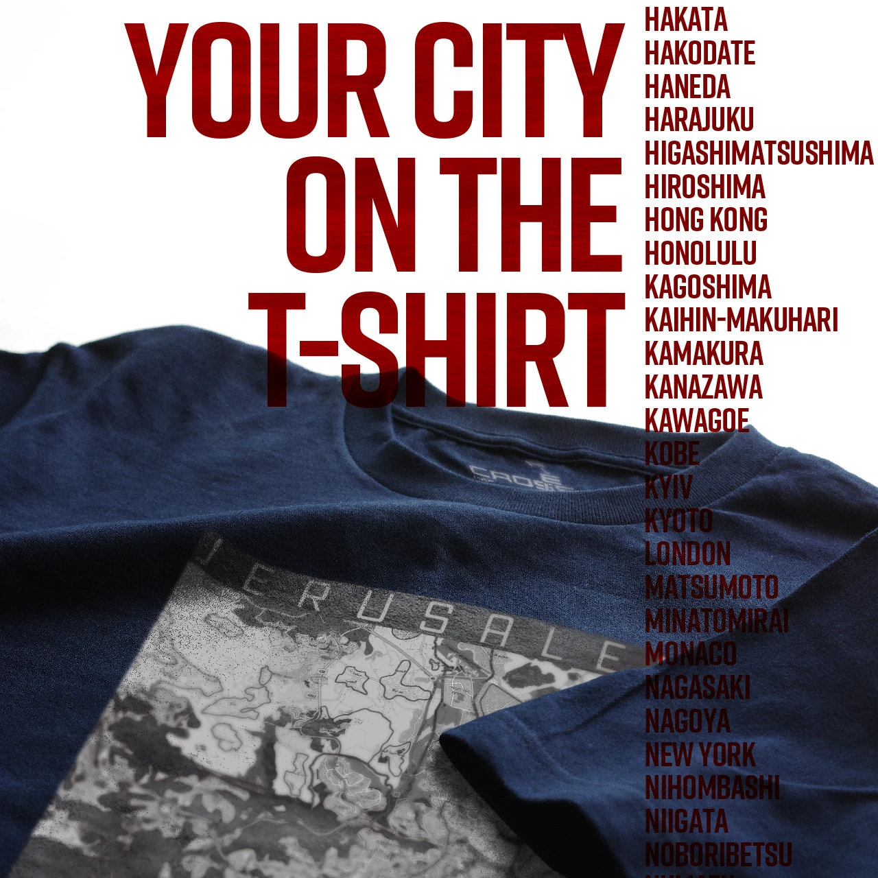 Your City on the T-shirt