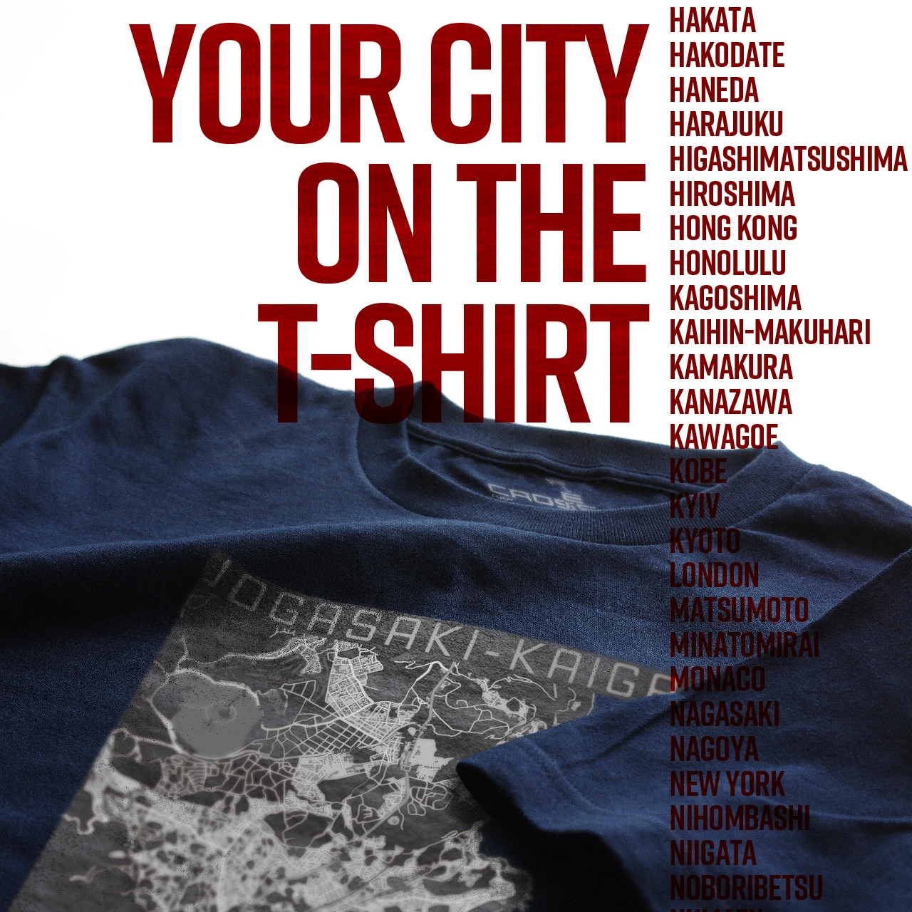 Your City on the T-shirt