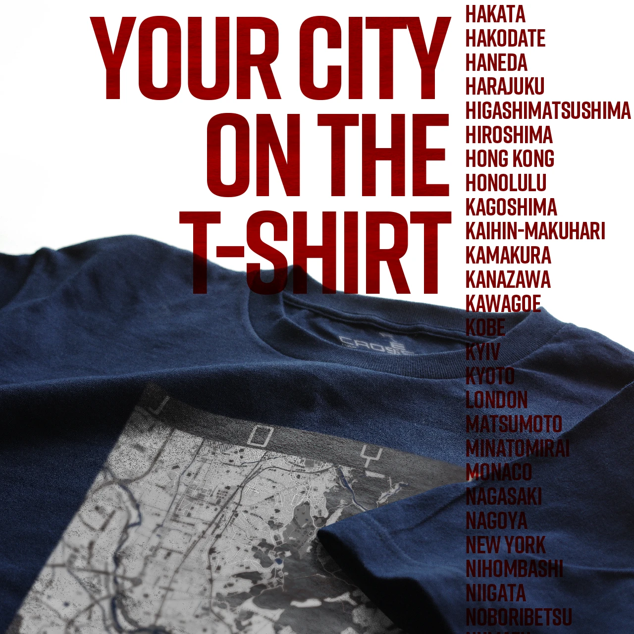 Your City on the T-shirt