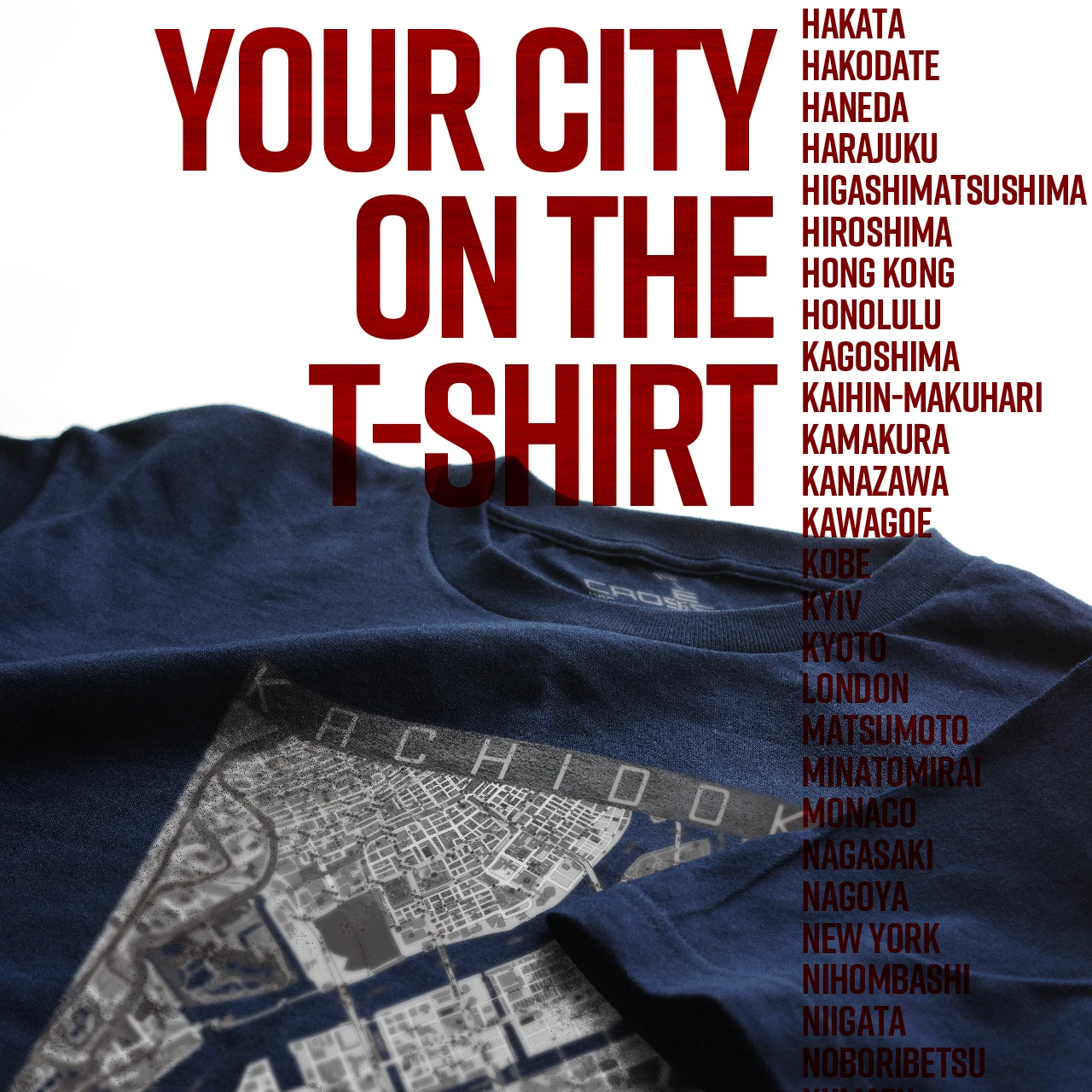 Your City on the T-shirt