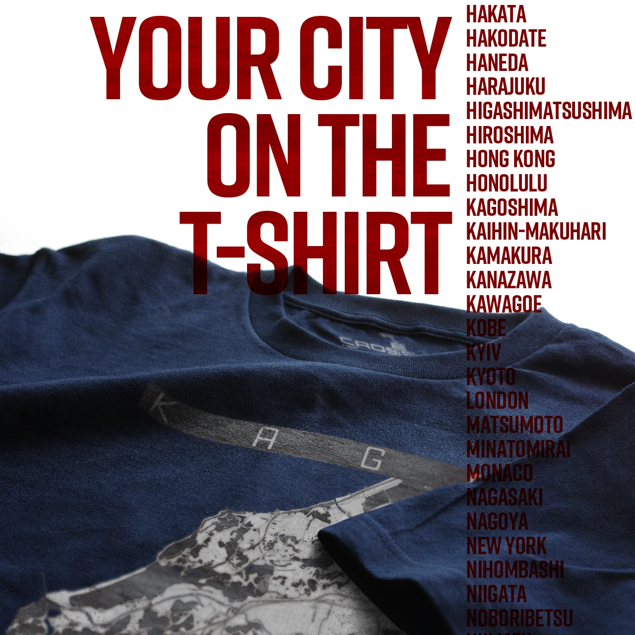 Your City on the T-shirt