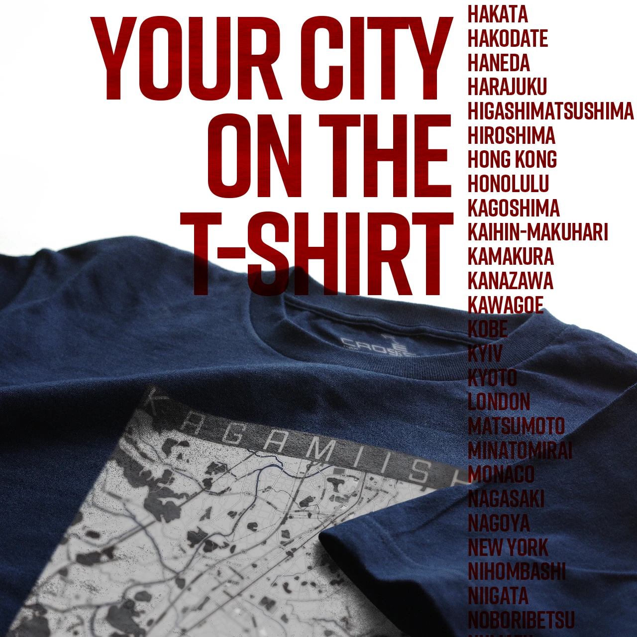 Your City on the T-shirt