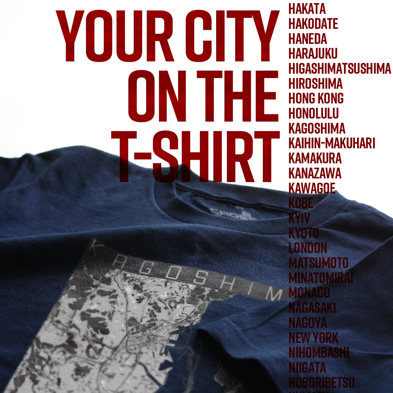 Your City on the T-shirt