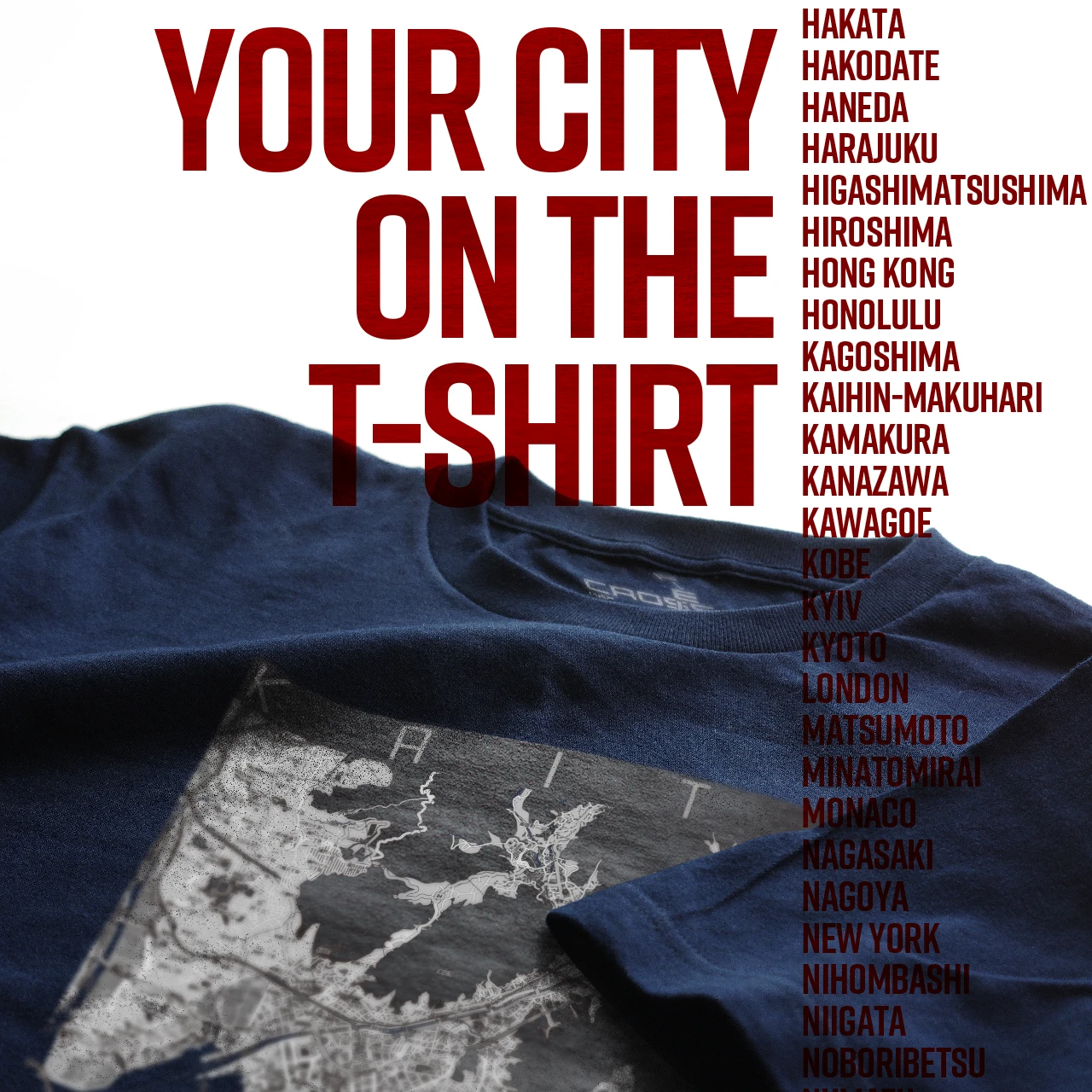 Your City on the T-shirt