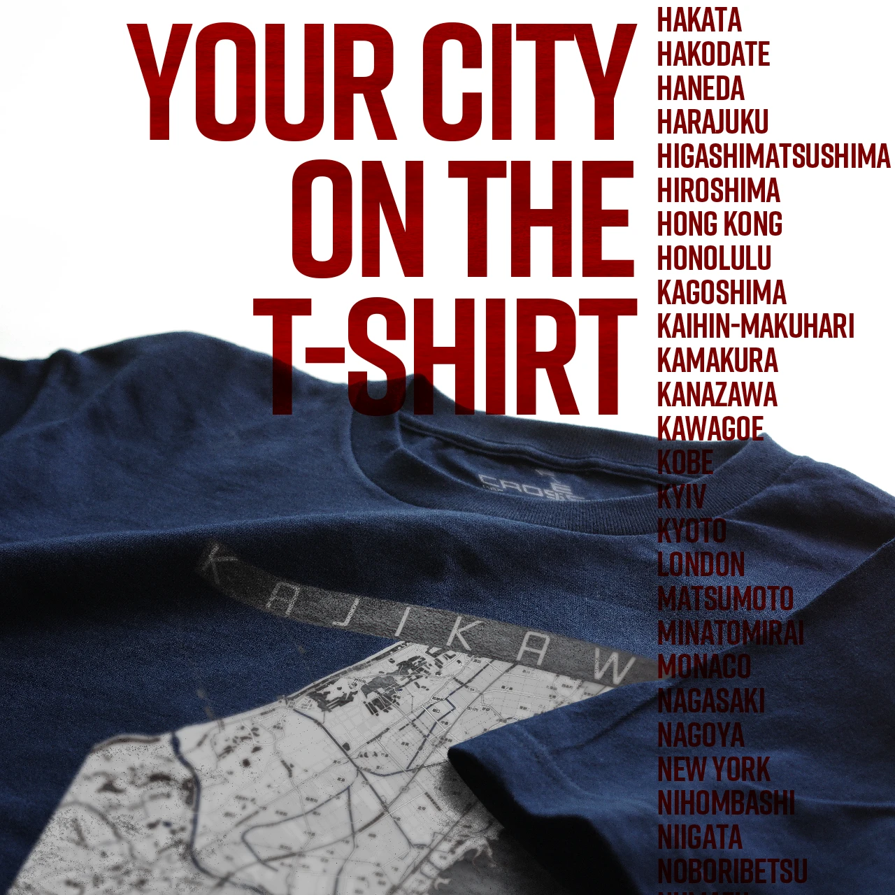 Your City on the T-shirt