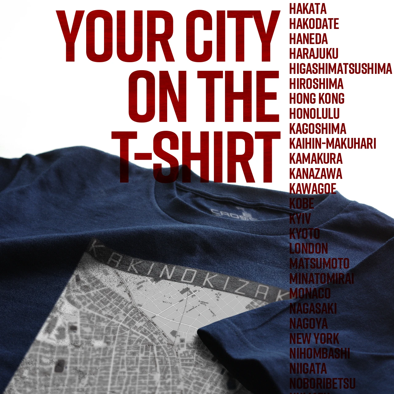 Your City on the T-shirt