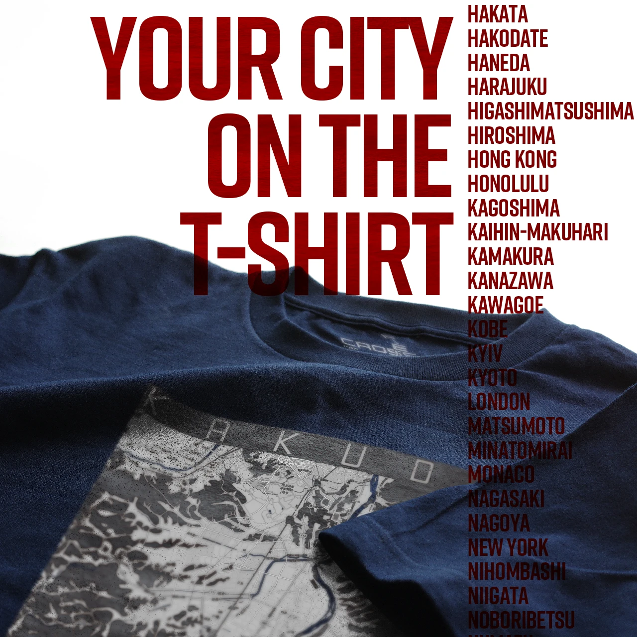 Your City on the T-shirt