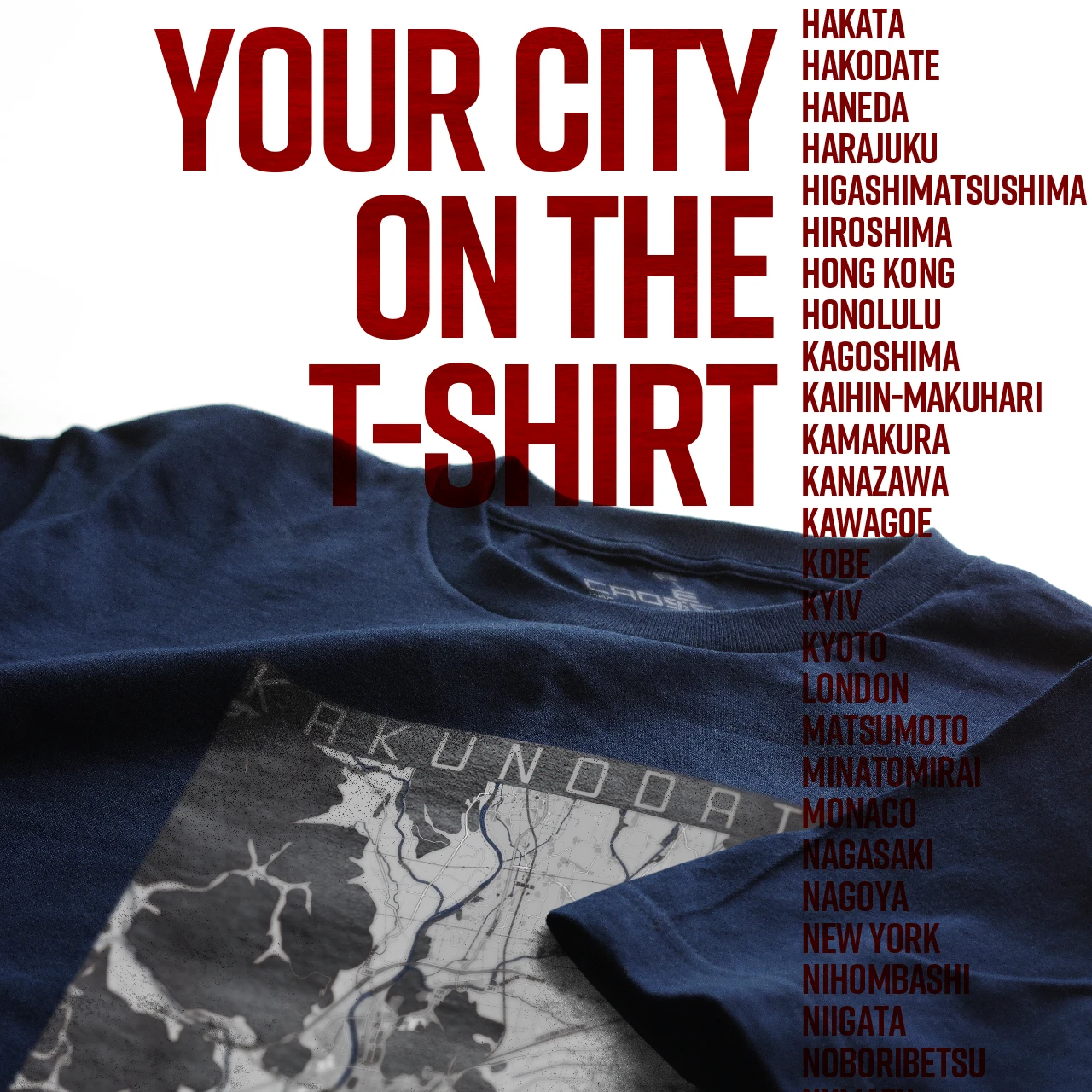 Your City on the T-shirt