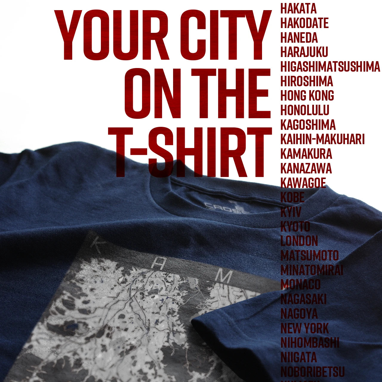 Your City on the T-shirt