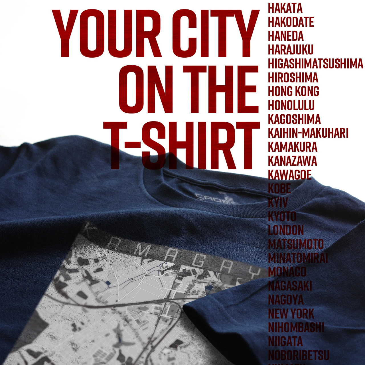 Your City on the T-shirt