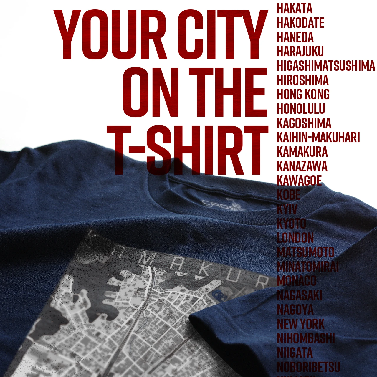 Your City on the T-shirt