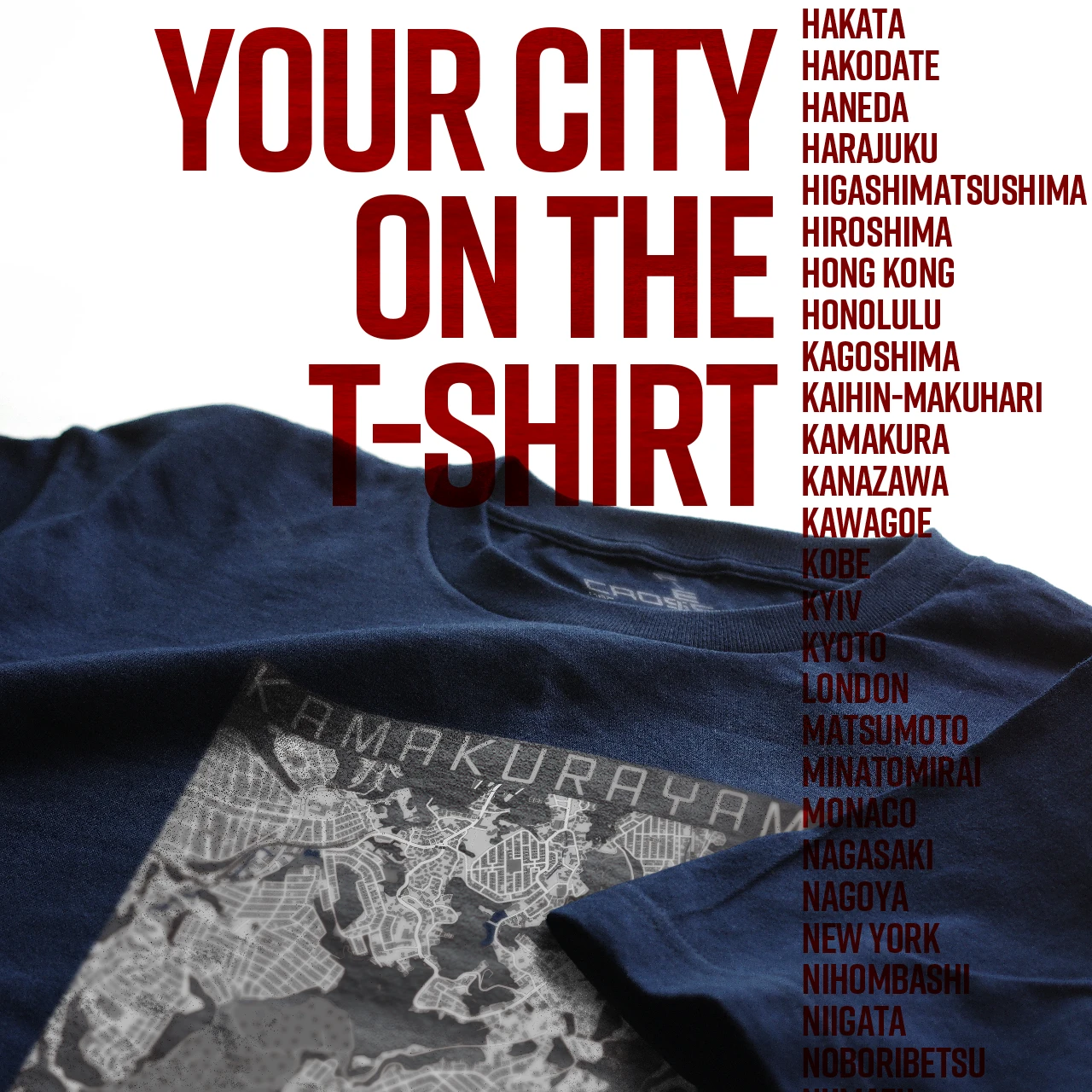 Your City on the T-shirt