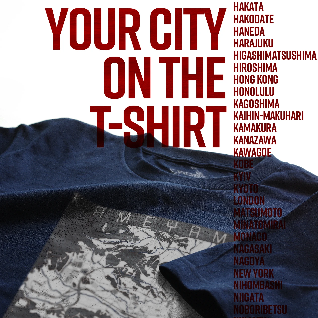 Your City on the T-shirt