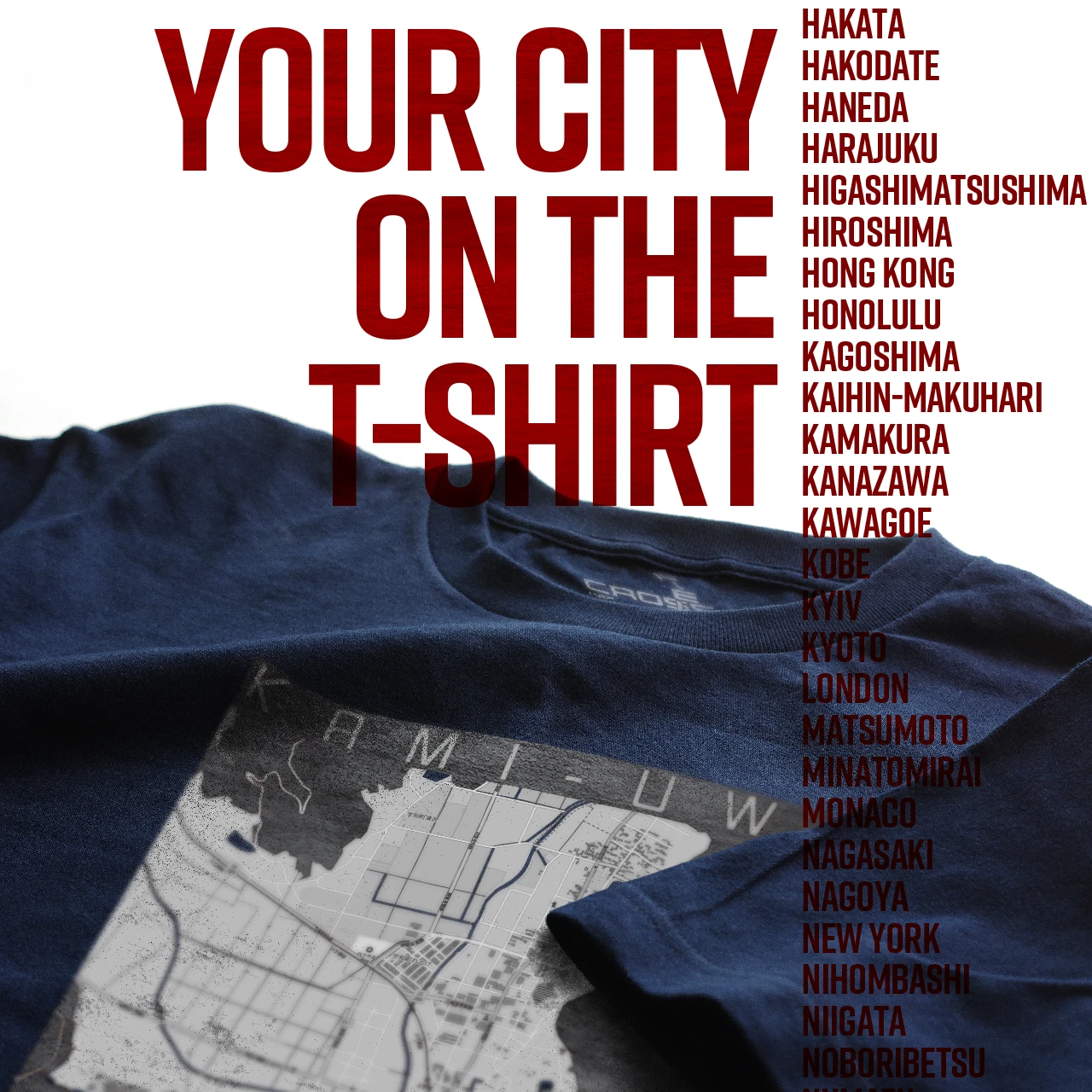 Your City on the T-shirt