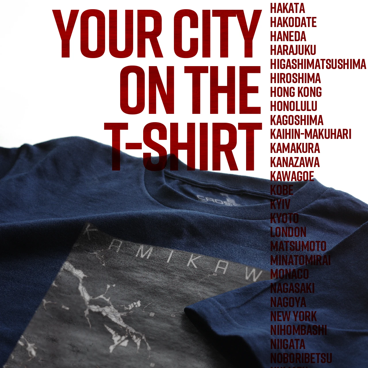 Your City on the T-shirt