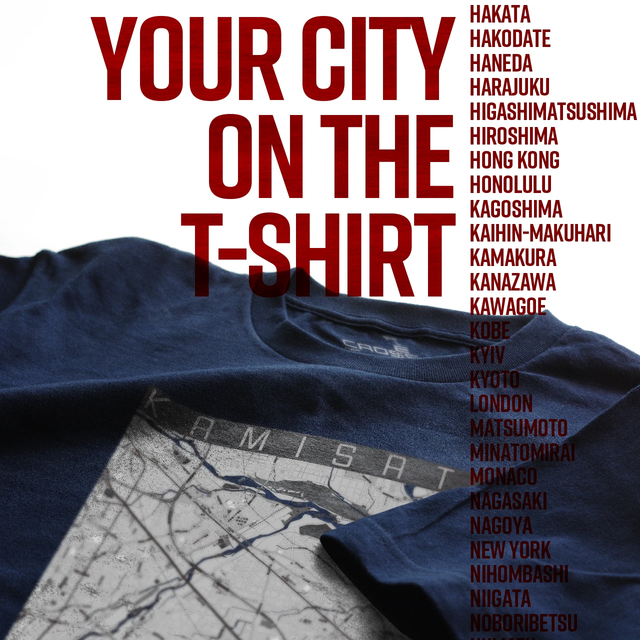 Your City on the T-shirt