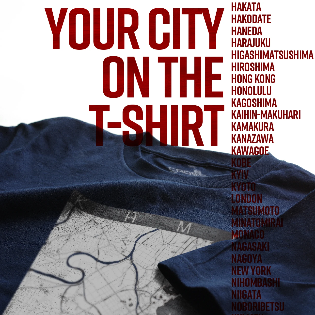 Your City on the T-shirt