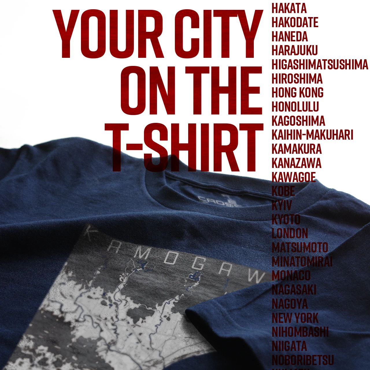 Your City on the T-shirt