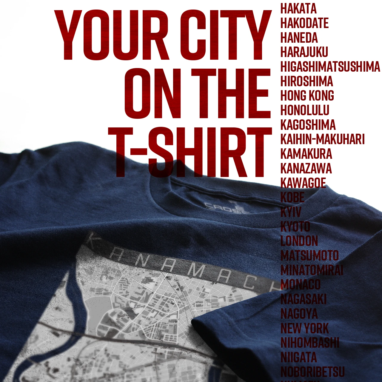 Your City on the T-shirt