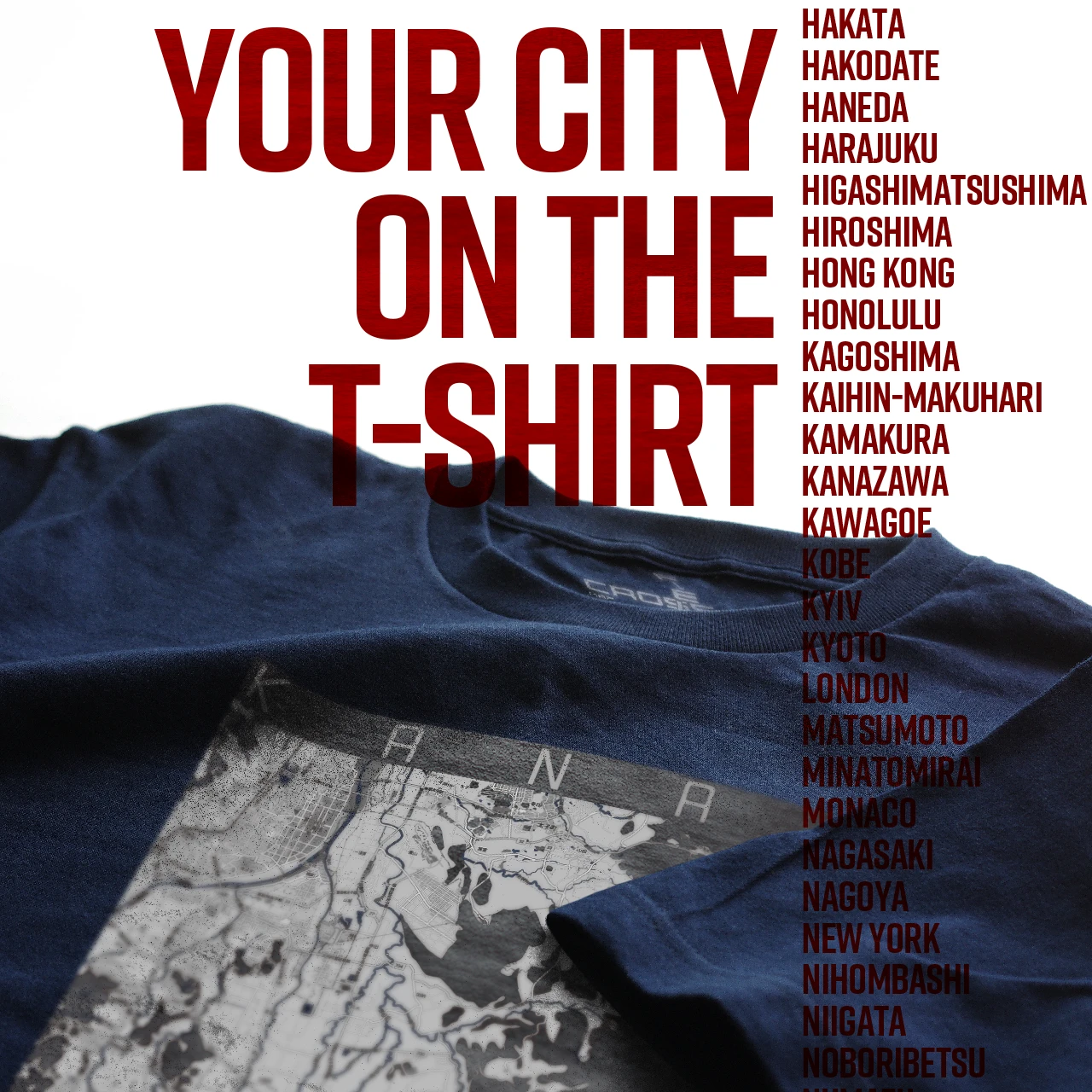 Your City on the T-shirt