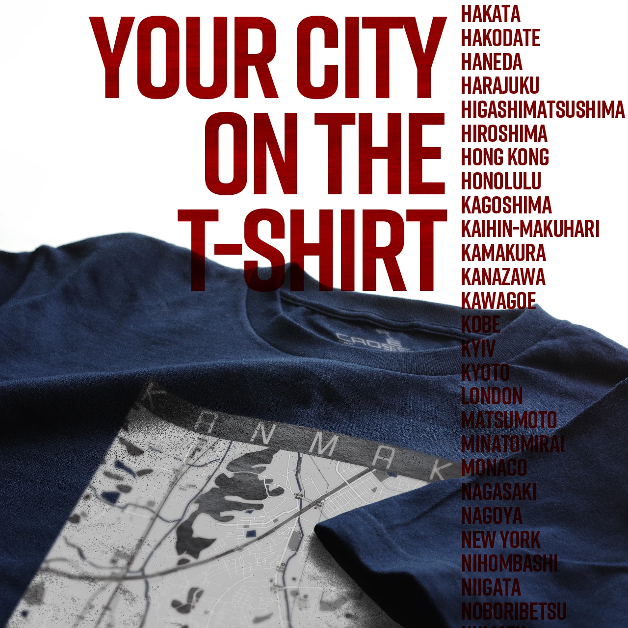 Your City on the T-shirt