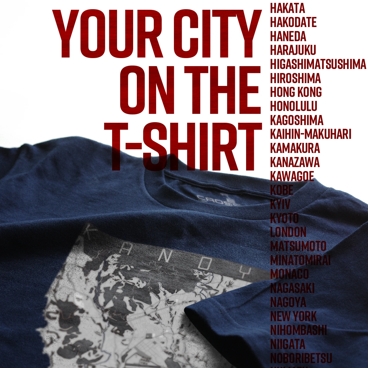 Your City on the T-shirt