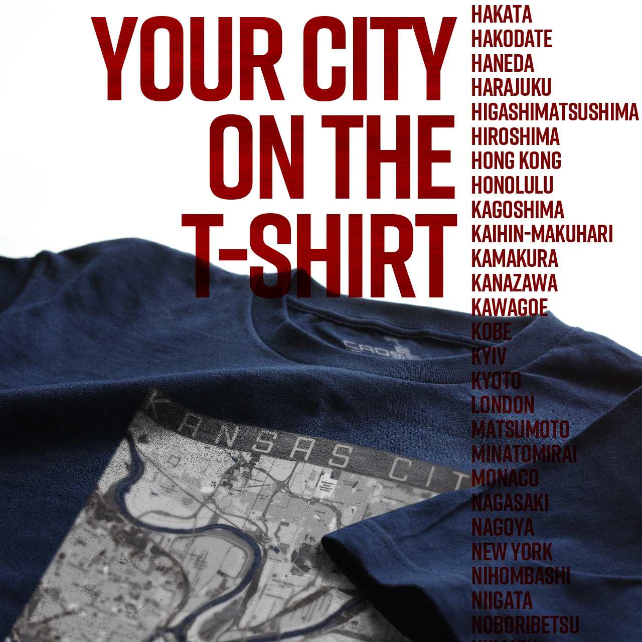 Your City on the T-shirt