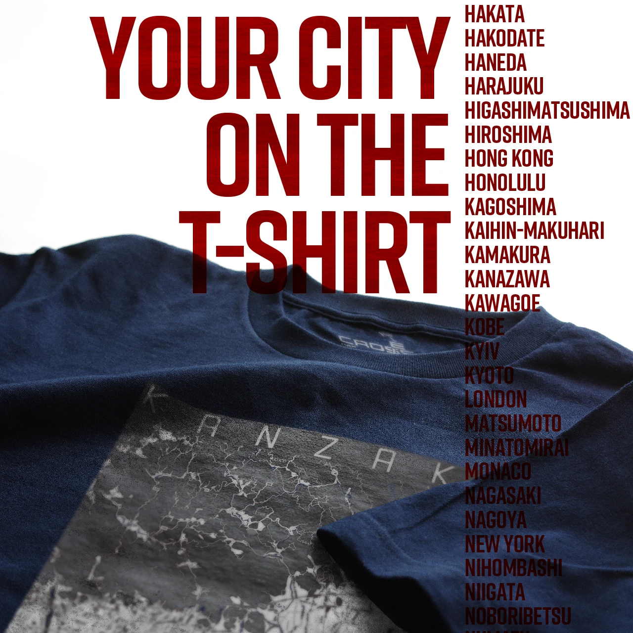 Your City on the T-shirt