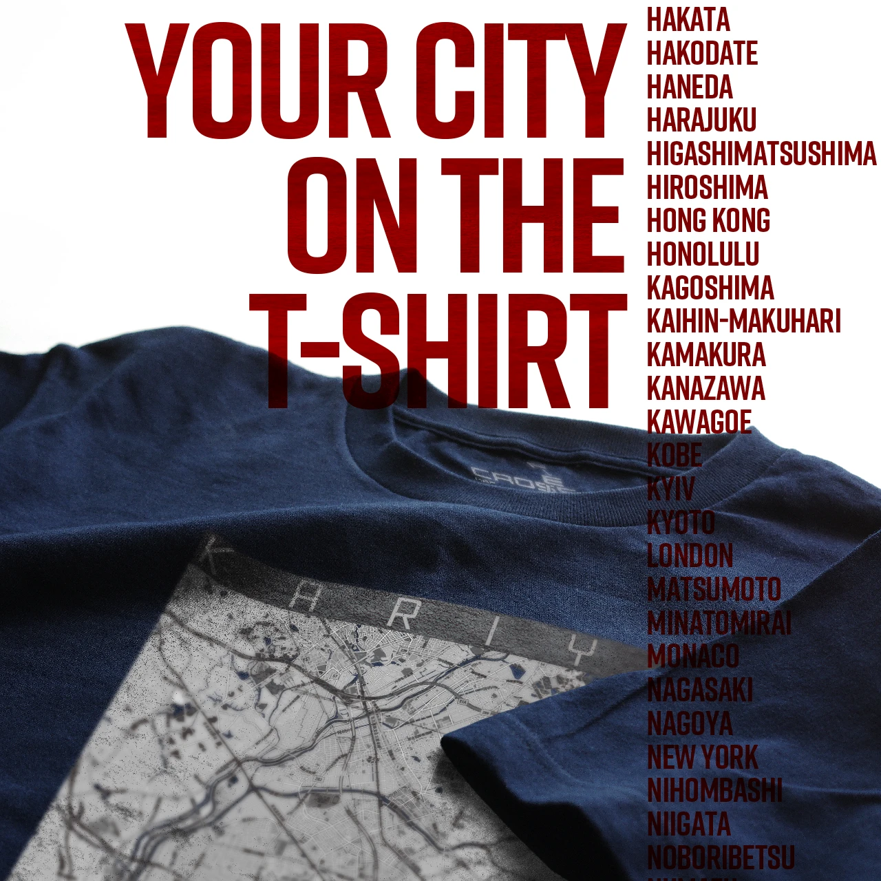 Your City on the T-shirt