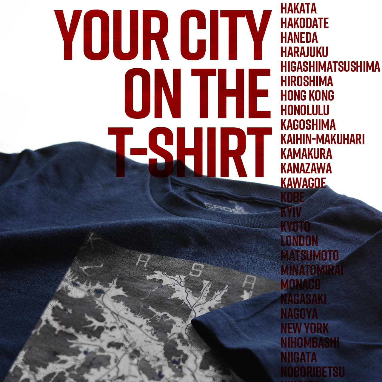 Your City on the T-shirt