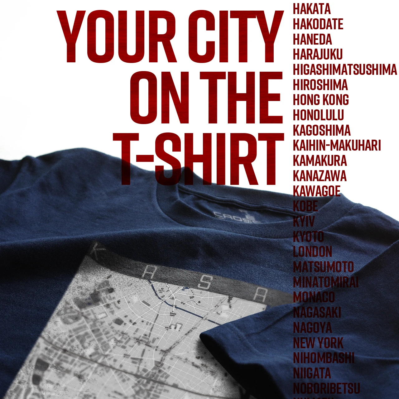 Your City on the T-shirt