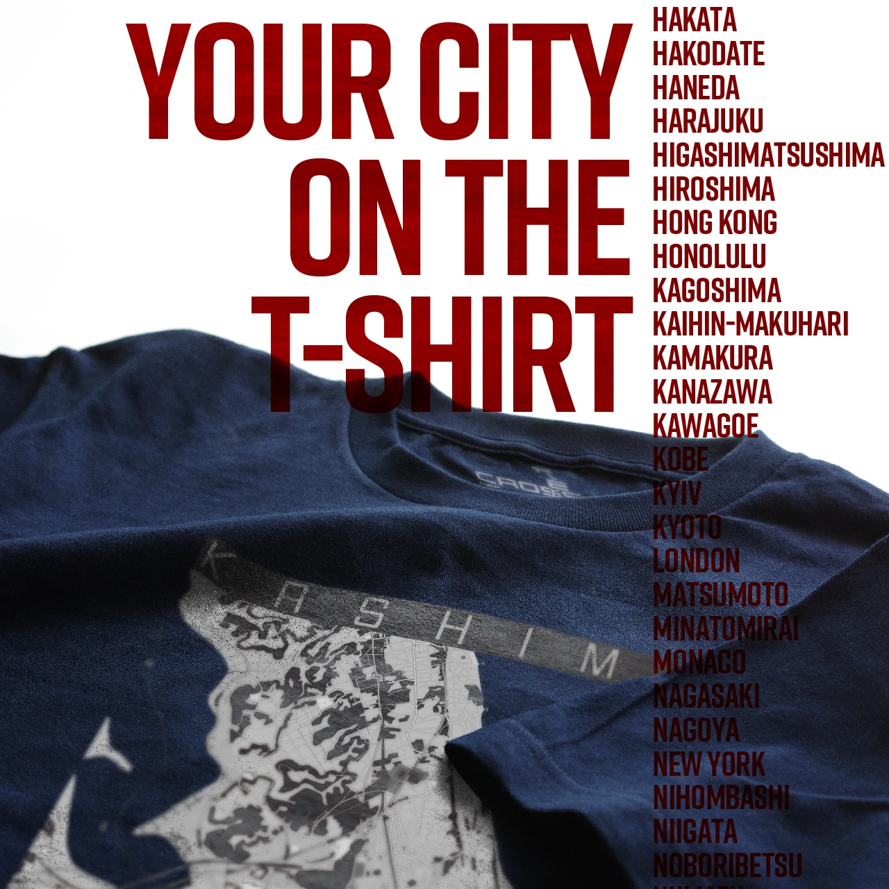 Your City on the T-shirt