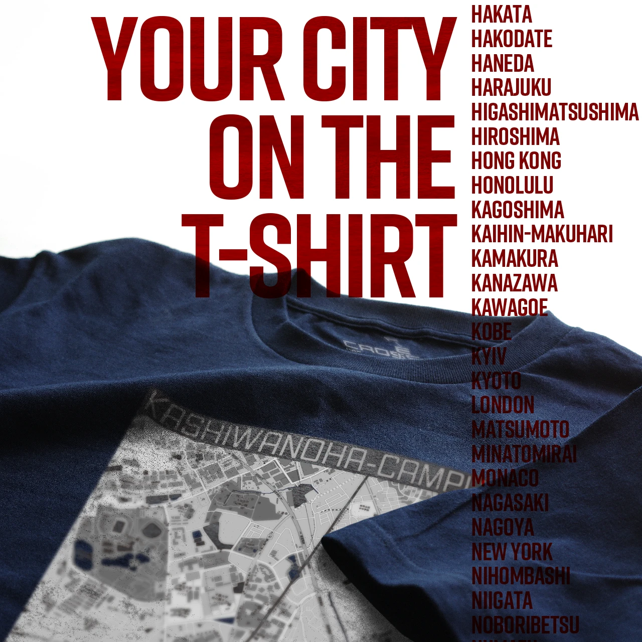 Your City on the T-shirt