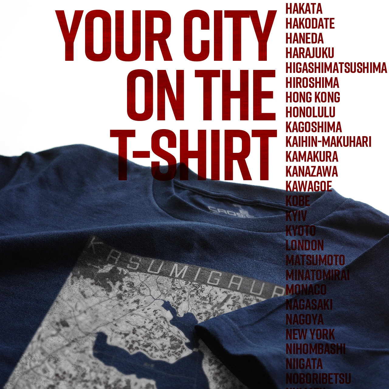 Your City on the T-shirt