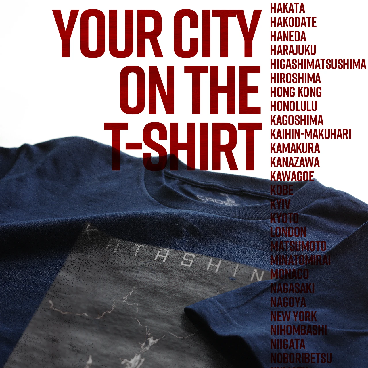 Your City on the T-shirt