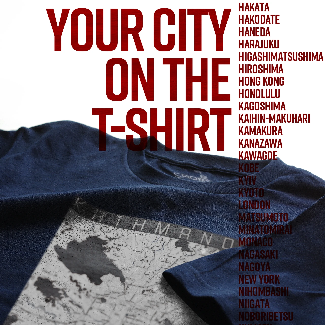 Your City on the T-shirt