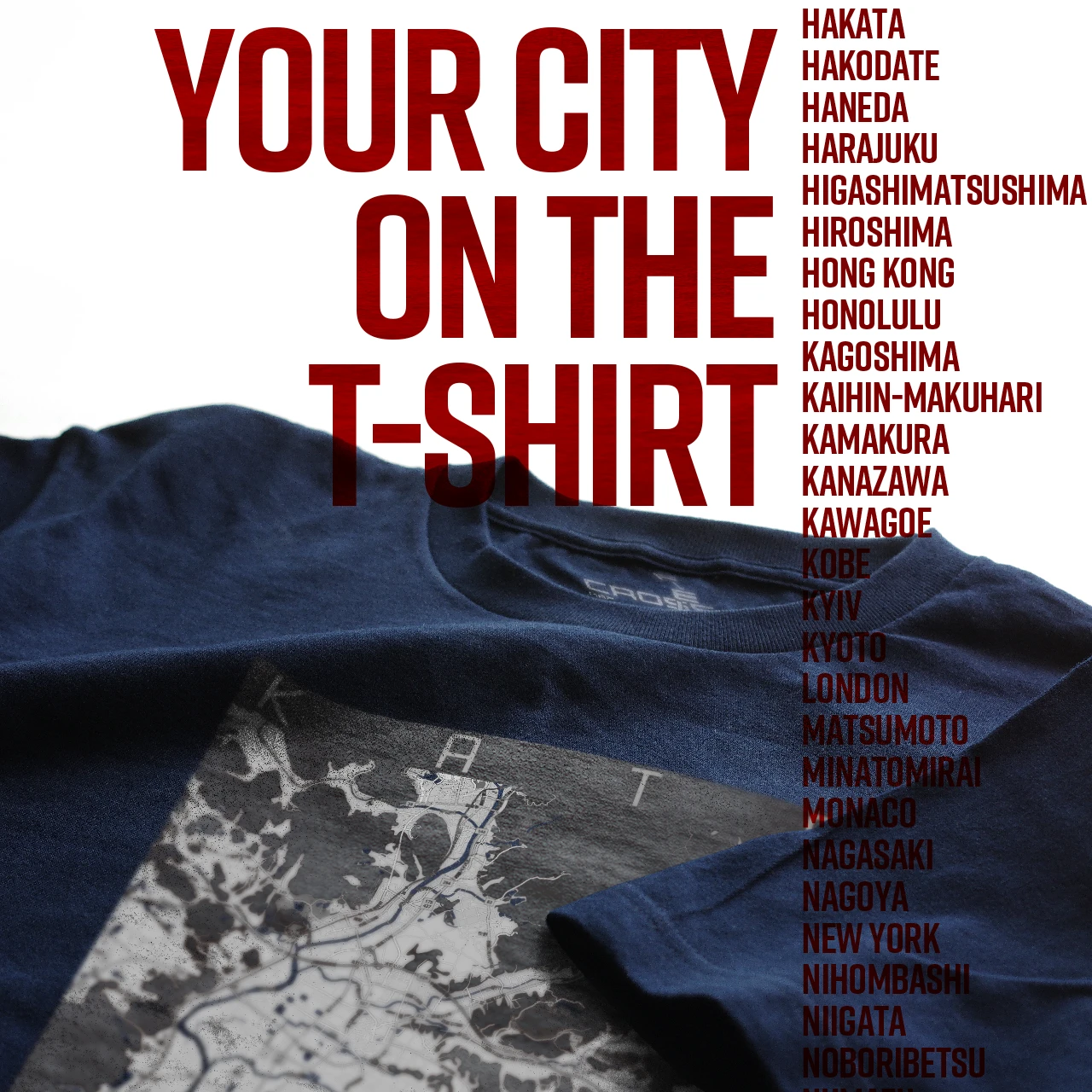 Your City on the T-shirt